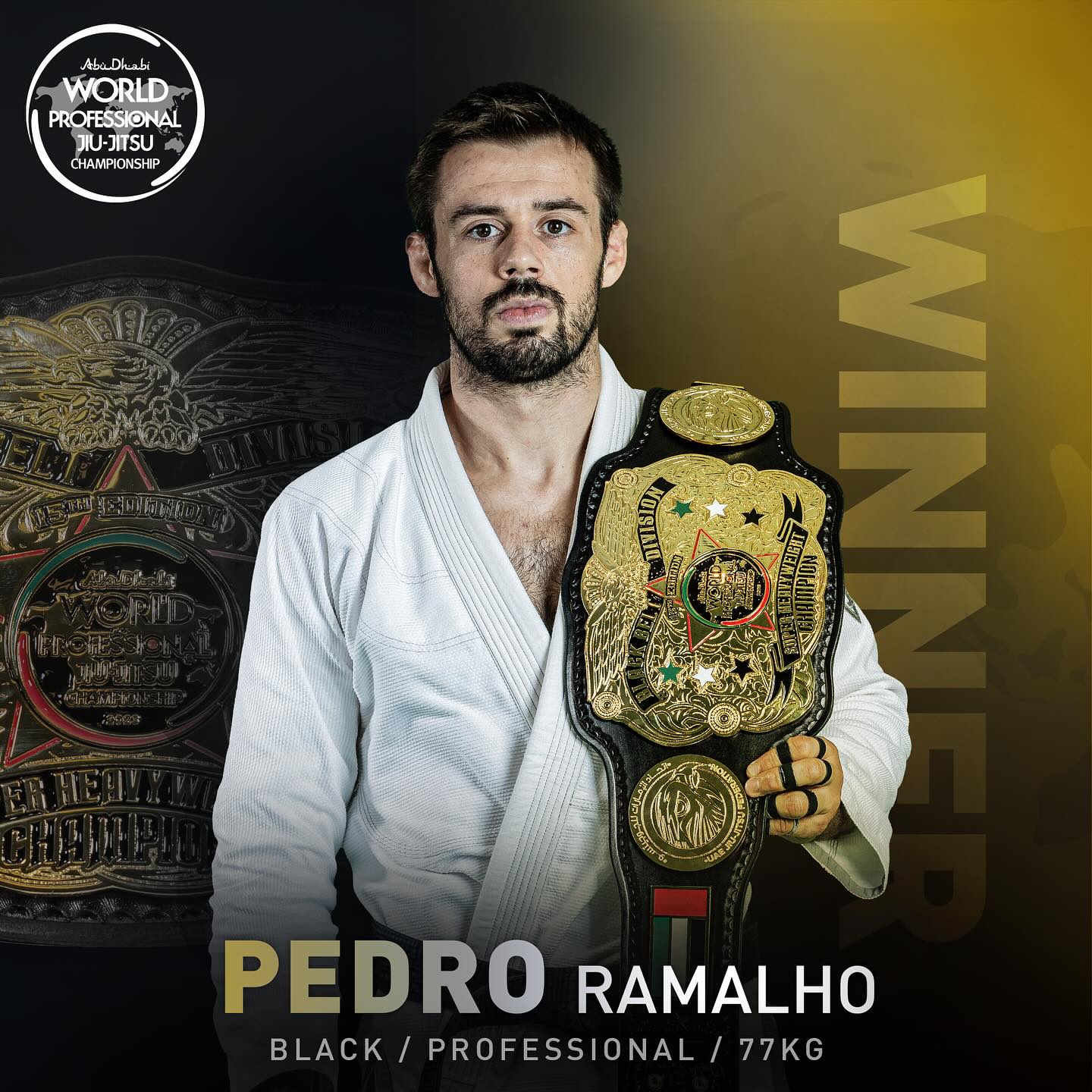 Pedro Paquito Ramalho campeão do Abu Dhabi World Pro em 2023