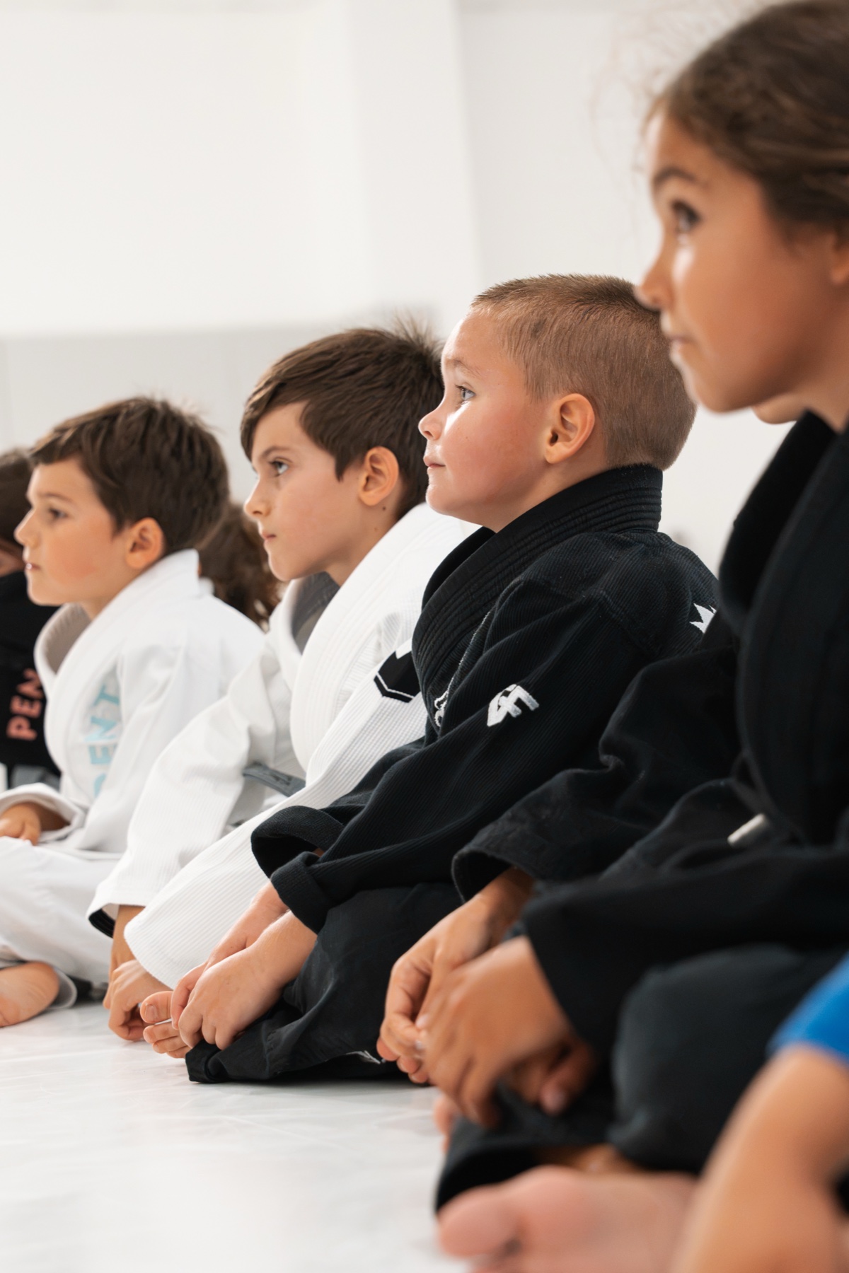 Aula de Jiu-Jitsu para crianças